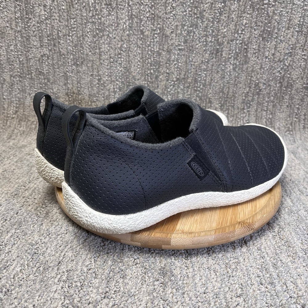Keen Howser II Black Leather Perf Slip On Shoes Men Size 12 Loafers Hike Harvest - Picture 3 of 10